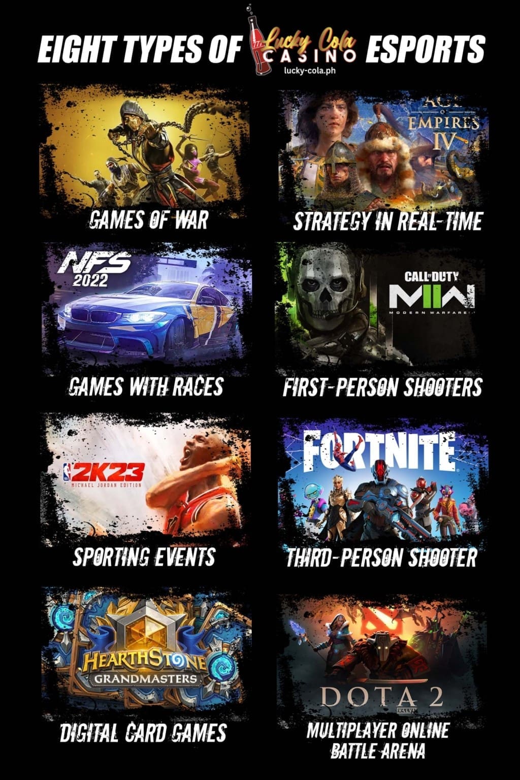 8 Uri ng Esports 3 8 Uri ng Esports 3 Lucky Cola