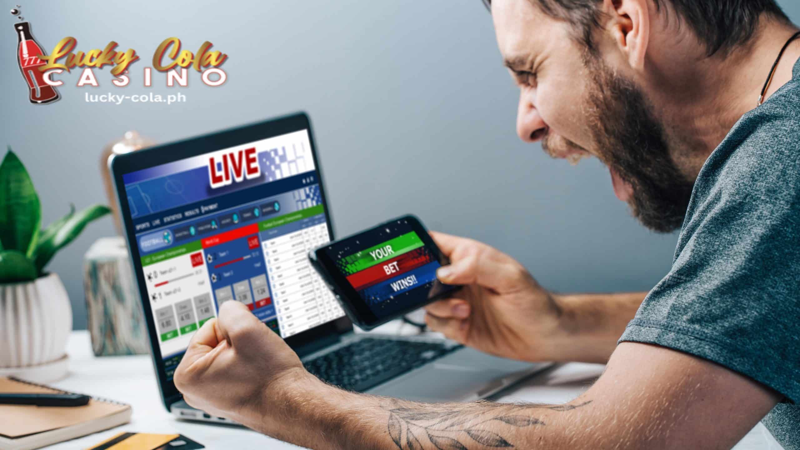 Ang daaan para sa saya at kita sa paglalaro ng Online Betting Lucky Cola